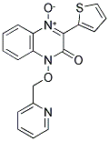 1-(PYRIDIN-2-YLMETHOXY)-3-THIEN-2-YLQUINOXALIN-2(1H)-ONE 4-OXIDE 结构式