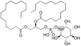 1,2-棕榈酰磷酯酰肌醇 结构式