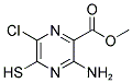 METHYL 3-AMINO-6-CHLORO-5-MERCAPTOPYRAZINE-2-CARBOXYLATE 结构式