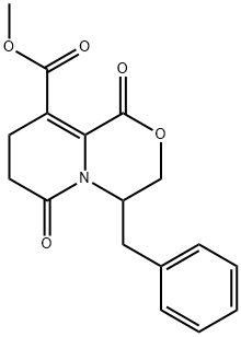 METHYL 4-BENZYL-1,6-DIOXO-1,3,4,6,7,8-HEXAHYDROPYRIDO[2,1-C][1,4]OXAZINE-9-CARBOXYLATE 结构式