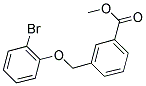 3-(2-Bromo-phenoxymethyl)-benzoic acid methyl ester 结构式