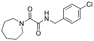2-(1-Azepanyl)-N-(4-chlorobenzyl)-2-oxoacetamide 结构式