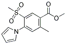 METHYL-2-METHYL-5-METHYLSULFONYL-4-(1-PYRROLYL)BENZOATE 结构式