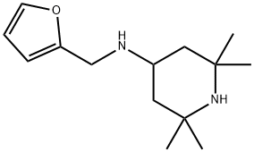 FURAN-2-YLMETHYL-(2,2,6,6-TETRAMETHYL-PIPERIDIN-4-YL)-AMINE 结构式