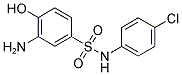 3-AMINO-N-(4-CHLORO-PHENYL)-4-HYDROXY-BENZENESULFONAMIDE 结构式