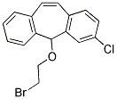5-(2-BROMOETHOXY)-3-CHLORO-5H-DIBENZO[A,D]CYCLOHEPTENE 结构式