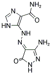 5-[(2E)-2-(3-AMINO-5-OXO-1,5-DIHYDRO-4H-PYRAZOL-4-YLIDENE)HYDRAZINO]-1H-IMIDAZOLE-4-CARBOXAMIDE 结构式