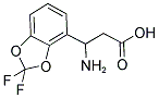 3-AMINO-3-(2,2-DIFLUORO-BENZO[1,3]DIOXOL-4-YL)-PROPIONIC ACID 结构式