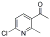 1-(6-CHLORO-2-METHYL-3-PYRIDINYL)-1-ETHANONE 结构式