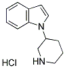 3-(1-INDOLE) PIPERIDINE HYDROCHLORIDE 结构式