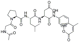 AC-GLY-PRO-LEU-ASP-AMC 结构式