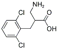 2-AMINOMETHYL-3-(2,6-DICHLORO-PHENYL)-PROPIONIC ACID 结构式