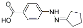 4-(N'-CYCLOPENTYLIDENE-HYDRAZINO)-BENZOIC ACID 结构式