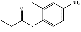 N-(4-氨基-2-甲基苯基)丙酰胺 结构式