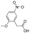 2-METHOXY-5-NITRO BENZENE ACETIC ACID 结构式