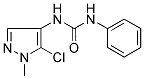 N-(5-CHLORO-1-METHYL-1H-PYRAZOL-4-YL)-N'-PHENYLUREA 结构式