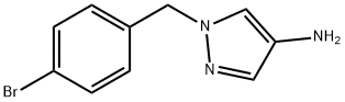 1-(4-BROMO-BENZYL)-1 H-PYRAZOL-4-YLAMINE 结构式