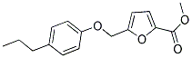 5-(4-PROPYL-PHENOXYMETHYL)-FURAN-2-CARBOXYLIC ACID METHYL ESTER 结构式