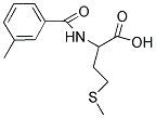 2-[(3-METHYLBENZOYL)AMINO]-4-(METHYLTHIO)BUTANOIC ACID 结构式