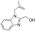 [1-(2-METHYLPROP-2-ENYL)-1H-BENZIMIDAZOL-2-YL]METHANOL 结构式