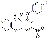 1-(4-METHOXYPHENOXY)-3-NITRODIBENZO[B,F][1,4]OXAZEPIN-11(10H)-ONE 结构式