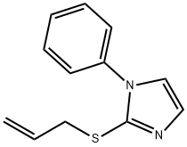 2-(ALLYLSULFANYL)-1-PHENYL-1H-IMIDAZOLE 结构式