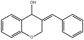 3-[(E)-PHENYLMETHYLIDENE]-4-CHROMANOL 结构式