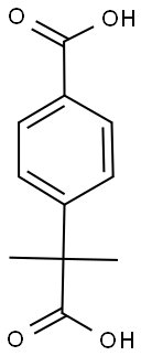 4-(1-CARBOXY-1-METHYLETHYL)BENZOIC ACID 结构式