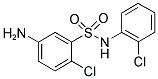 5-AMINO-2-CHLORO-N-(2-CHLORO-PHENYL)-BENZENESULFONAMIDE 结构式