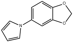 1-(1,3-BENZODIOXOL-5-YL)-1H-PYRROLE 结构式