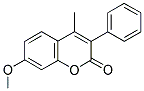 7-Methoxy-4-methyl-3-phenylcoumarin 结构式