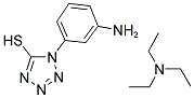 1-(3-AMINOPHENYL)-5-MERCAPTO-1H-TETRAZOLE TRIETHYLAMMONIUM SALT 结构式