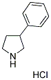3-苯基吡咯烷盐酸盐 结构式