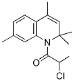 1-(2-CHLOROPROPANOYL)-2,2,4,7-TETRAMETHYL-1,2-DIHYDROQUINOLINE 结构式