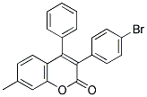 3(4'-Bromophenyl)-7-methyl-4-phenylcoumarin 结构式