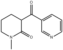 1-METHYL-3-NICOTINOYL-2-PIPERIDONE 结构式