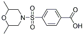 4-(2,6-DIMETHYL-MORPHOLINE-4-SULFONYL)-BENZOIC ACID 结构式