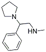 (2-Phenyl-2-pyrrolidinylethyl)methylamine 结构式