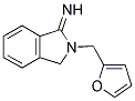 2-FURAN-2-YLMETHYL-2,3-DIHYDRO-ISOINDOL-1-YLIDENEAMINE 结构式