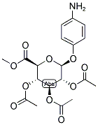 4-AMINOPHENYL 2,3,4-TRI-O-ACETYL-B-D-GLUCURONIDE, METHYL ESTER 结构式