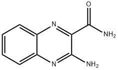 3-氨基-2-喹喔啉甲酰胺 结构式