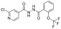 N'-(2-CHLOROISONICOTINOYL)-2-(TRIFLUOROMETHOXY)BENZOHYDRAZIDE 结构式