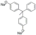 DISODIUM 4-[1-(4-OXIDOPHENYL)-1-PHENYLETHYL]BENZENOLATE 结构式