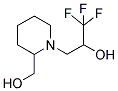 1,1,1-TRIFLUORO-3-[2-(HYDROXYMETHYL)PIPERIDINO]-2-PROPANOL 结构式