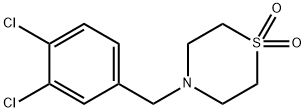 4-(3,4-Dichlorobenzyl)-1lambda6,4-thiazinane-1,1-dione 结构式