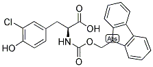 FMOC-3-CHLORO-L-TYROSINE 结构式