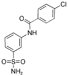 4-CHLORO-N-(3-SULFAMOYL-PHENYL)-BENZAMIDE 结构式