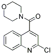 2-CHLORO-4-(MORPHOLIN-4-YLCARBONYL)QUINOLINE 结构式