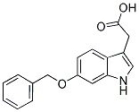 6-BENZYLOXYINDOLE-3-ACETIC ACID 结构式