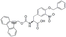 FMOC-TYR(BZL,3-NO2)-OH 结构式